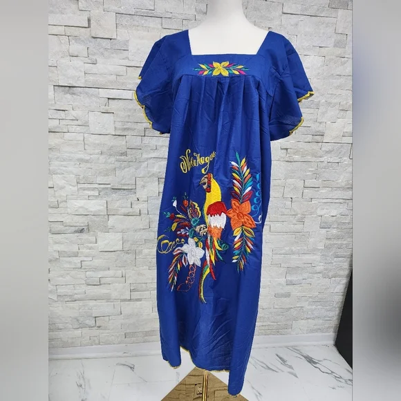 Pretty handmade super comfortable dress S/M/L - Picture 4 of 5